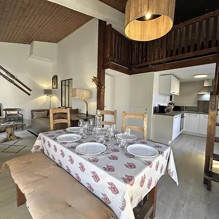 Nouveau A La Location Escale Blanche 1 3 Etoile Avec Mezzanine Centre Du Village La Clusaz